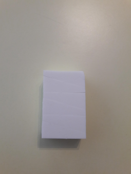 White sponges triangular (latex free)